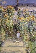 Claude Monet The Artist-s Garden at Veheuil oil painting picture wholesale